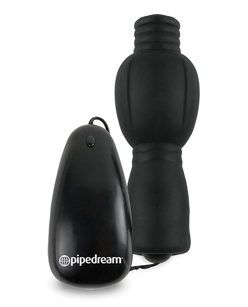 Fetish Fantasy Series Vibrating Head Teazer Black with remote control for powerful stimulation