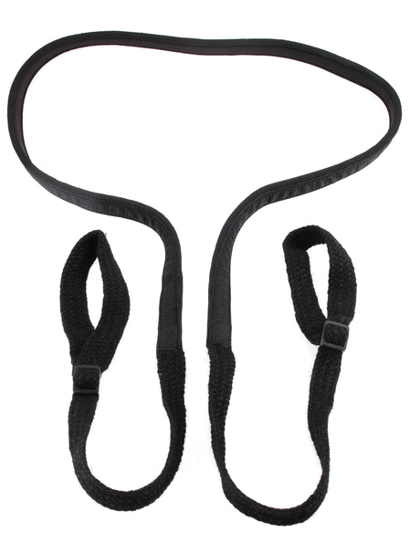 Fetish Fantasy Giddy Up Position Harness Black for enhanced comfort and deeper penetration during intimate moments.