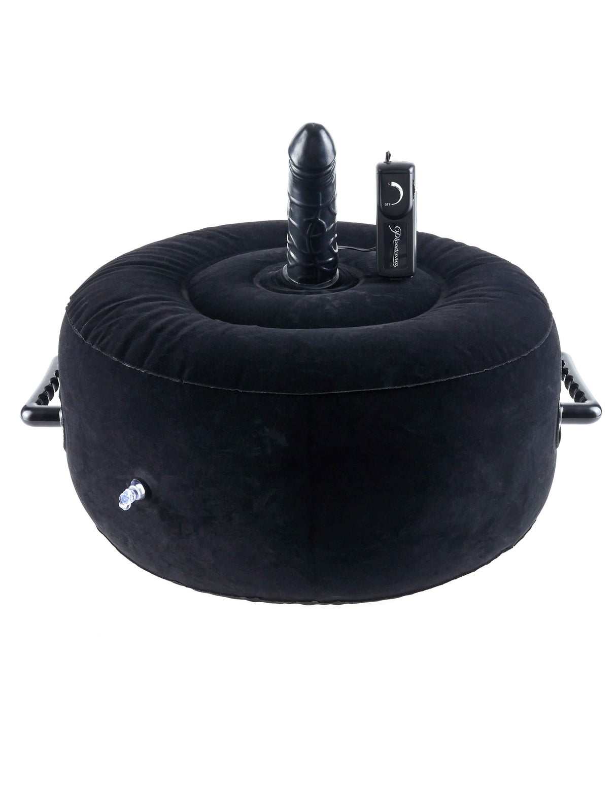 Fetish Fantasy Inflatable Hot Seat Vibrating Dildo with remote control and inflatable design for hands-free pleasure.