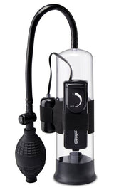 Pump Worx Beginners Vibrating Pump featuring manual suction and adjustable vibration for customizable stimulation.