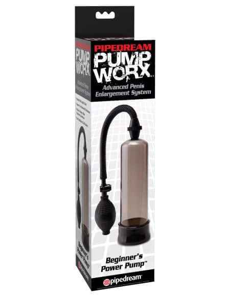 Pump Worx Beginners Pump Black packaging featuring the vacuum pump for beginner-friendly use.