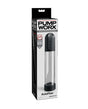 Pump Worx Auto Flow Rechargeable Penis Pump packaging showcasing dual-control vacuum system.