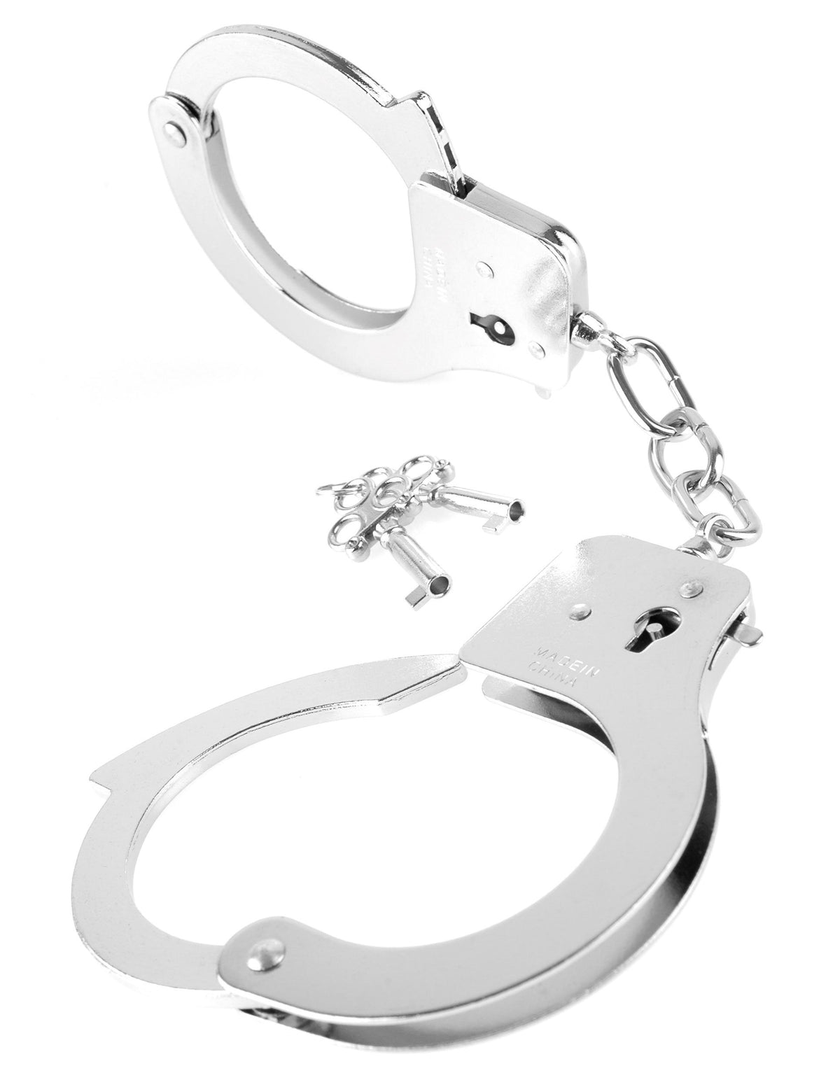 Fetish Fantasy Designer Silver Metal Handcuffs - Image 2