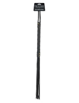 Fetish Fantasy Limited Edition Cat O Nine Tails whip with leather strands and metal studs for impact play.