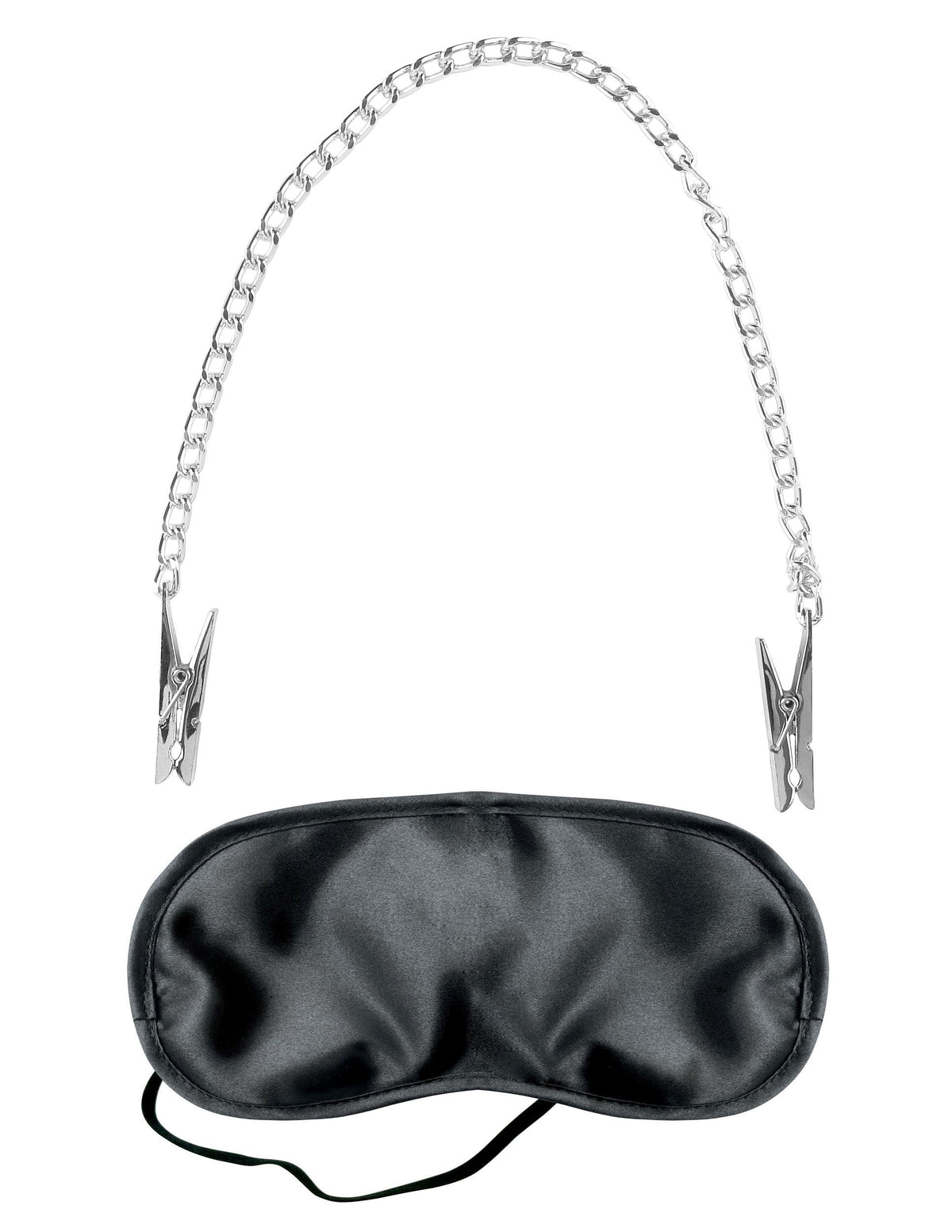 Fetish Fantasy Limited Edition Ultimate Bondage Kit includes a blindfold and clamps for ultimate pleasure.
