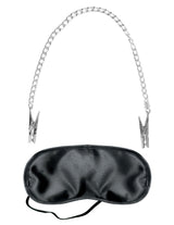 Fetish Fantasy Limited Edition Ultimate Bondage Kit includes a blindfold and clamps for ultimate pleasure.