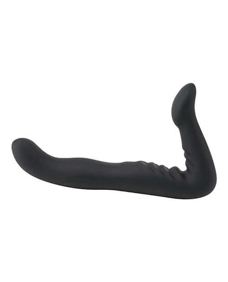 Fetish Fantasy Elite 8 Inch Strapless Strap On Black for hands-free pleasure and intimacy.