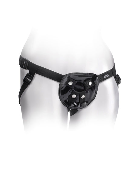 Fetish Fantasy Elite Universal Beginners Harness Black designed for comfort and reliability in strap-on play.