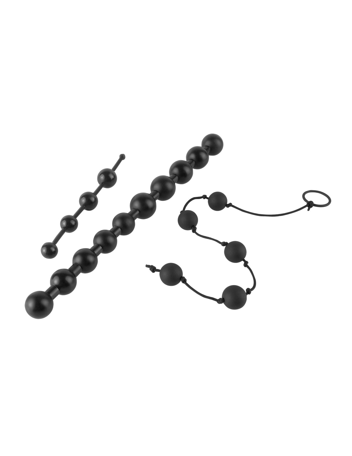 Anal Fantasy Collection Beginners Bead Kit featuring three pieces for gradual anal exploration.