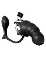 Anal Fantasy Elite Ass-Gasm Cock Blocker Chastity Cage for enhanced prostate stimulation and control.