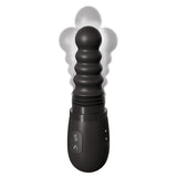 Anal Fantasy Gyrating Ass Thruster Black, a handheld vibrator with a gyrating tip for enhanced pleasure.