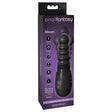 Anal Fantasy Gyrating Ass Thruster Black packaging showcasing thrusting, vibrating, and gyrating features for ultimate pleasure.