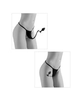 Hookup Panties Crotchless Secret Gem XL-XXL showing seductive design with hands-free stimulation features.
