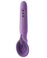 Fantasy For Her Vibrating Roto Suck-Her Purple, a dual-action clitoral stimulator with suction and vibration.