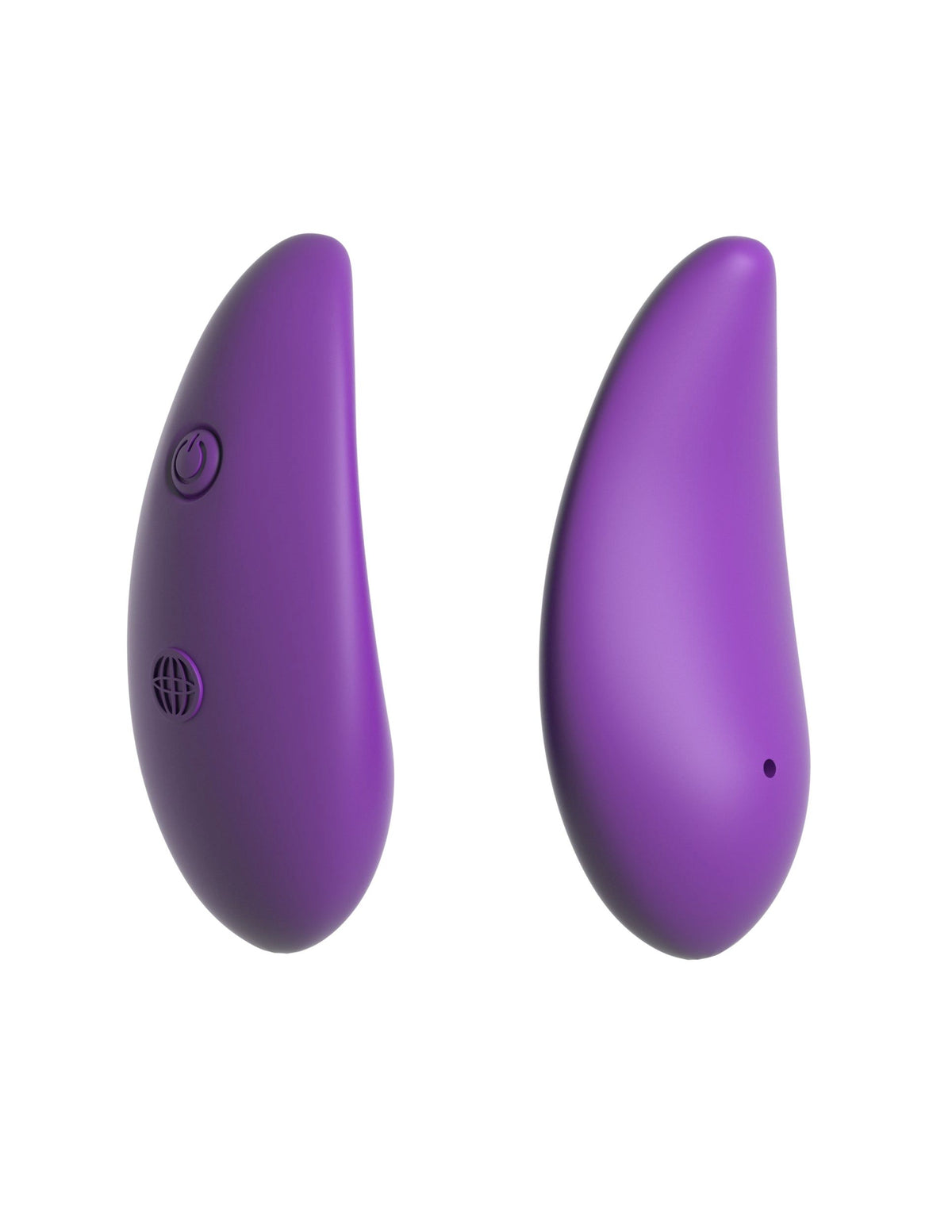 Fantasy For Her Remote Control Rechargeable Bullet Vibrator in vibrant purple, showcasing smooth design and control buttons.