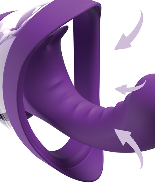 Fantasy For Her Veloura Touch G-Spot Pleasure Pump Purple design showcasing the internal structure and suction feature.