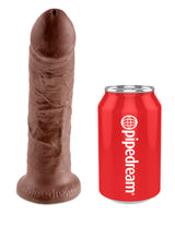 King Cock Strap On Harness With 8 Inch Cock Brown - Image 4