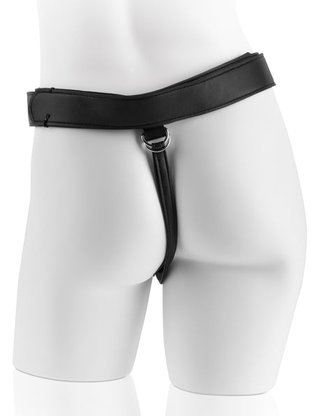 King Cock Strap On Harness With 8 Inch Cock Brown - Image 7
