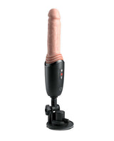King Cock Plus Thrusting Cock Pro Light: realistic design with customizable power, deep thrust, and intense vibration.