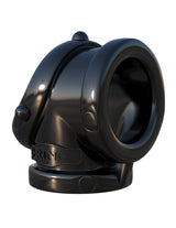 Fantasy C-Ringz Rock Hard Cock Pipe Cock Ring Black designed for enhanced support and confidence during play.
