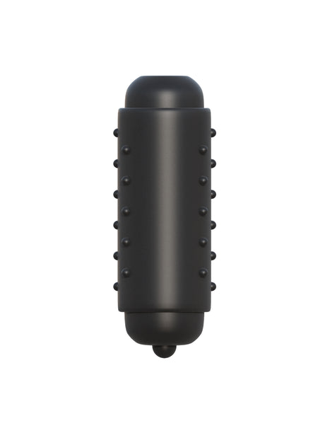 Fantasy C-Ringz The Wingman Vibrating Cock Ring Black, a stretchy vibrating cock ring for enhanced pleasure and lasting stamina.