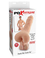 PDX Extreme Fuck My Cock XL Masturbator Light packaging with lifelike details and vivid design