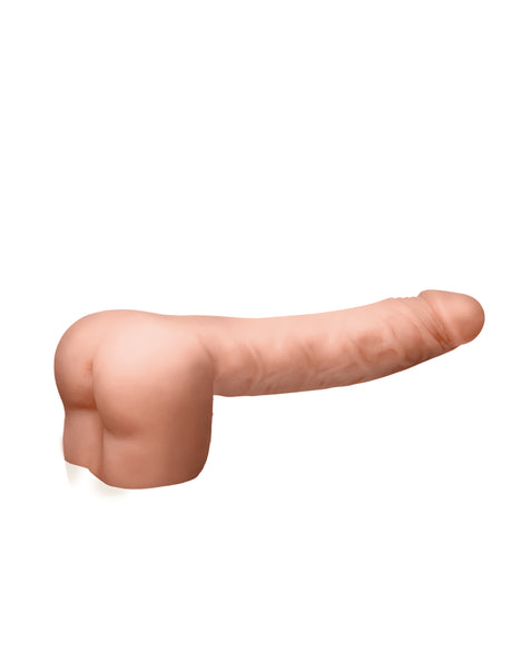 PDX Extreme Fuck My Cock XL Masturbator Light in a realistic design featuring sculpted cheeks and a lifelike shaft.