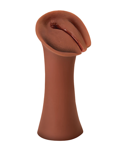 PDX Extreme Wet Pussies Slippery Slit Stroker Brown - Image 4