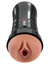 PDX Extreme Wet Pussies Super Juicy Snatch Stroker in realistic design with self-lubricating feature.