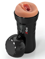 PDX Extreme Wet Pussies Super Juicy Snatch Stroker with realistic self-lubricating interior design.