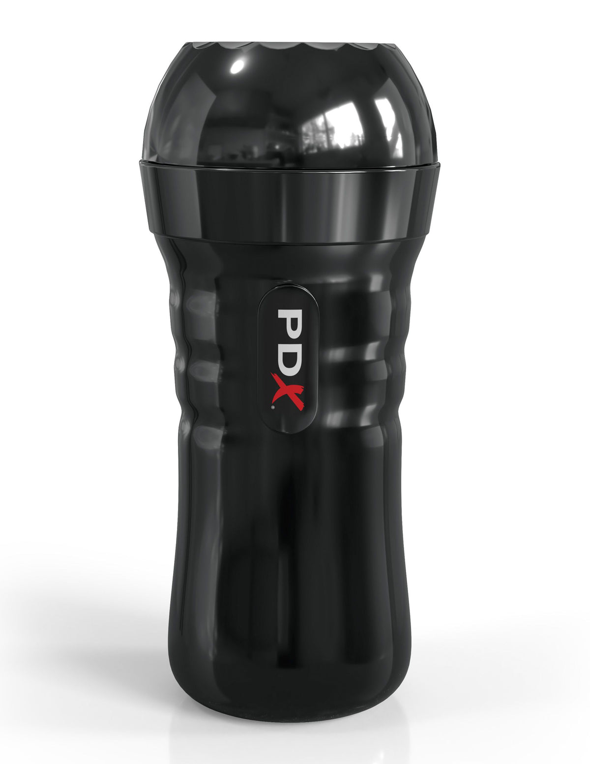 PDX Extreme Wet Pussies Super Slide Glide Stroker self-lubricating male masturbator in black.
