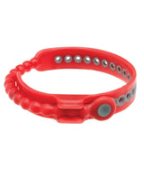 Perfect Fit Speed Shift 17 Adjustments Cock Ring Red, featuring adjustable size settings for personalized comfort.
