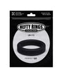 Perfect Fit Hefty Ring 1.4 inch Silicone Black