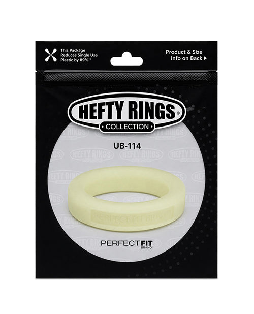 Perfect Fit Hefty Ring 1.4 inch Silicone Glow In The Dark