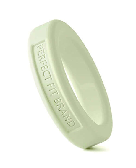 Perfect Fit Hefty Ring 1.4 inch Silicone Glow In The Dark displayed in luminous silicone material.