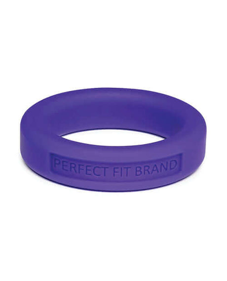 Perfect Fit Hefty Ring 1.75 inches Silicone Purple cock ring in vibrant purple color.