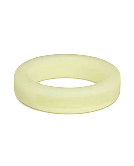Perfect Fit Hefty Ring 1.75 inch Silicone Glow In The Dark, a stretchy silicone ring designed for comfort and enhanced performance.