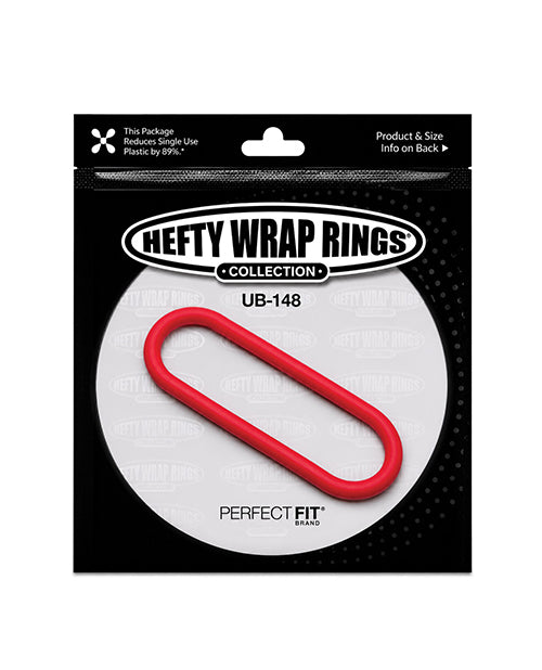 Perfect Fit Hefty Wrap Ring 9 inches Silicone Red
