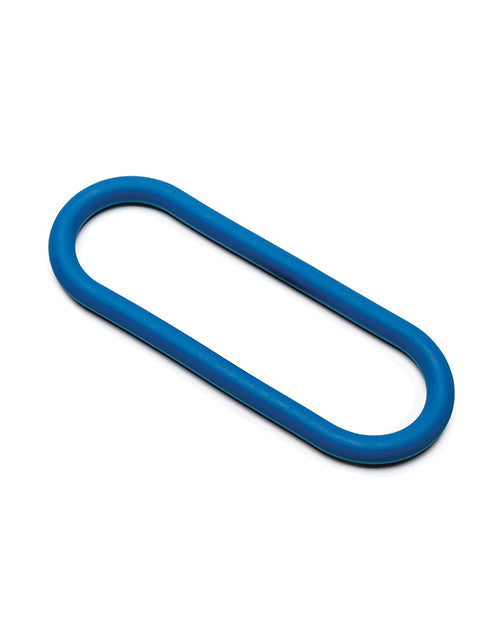 Perfect Fit Hefty Wrap Ring 9 inches Silicone Blue, body-hugging cock ring for enhanced sensation and support.