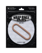Perfect Fit Hefty Wrap Ring 12 inches Silicone White in packaging, designed for adjustable fit and comfort.
