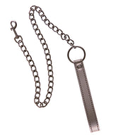 Plesur Neoprene Black Leash with Black Chain featuring a sleek design and durable materials.