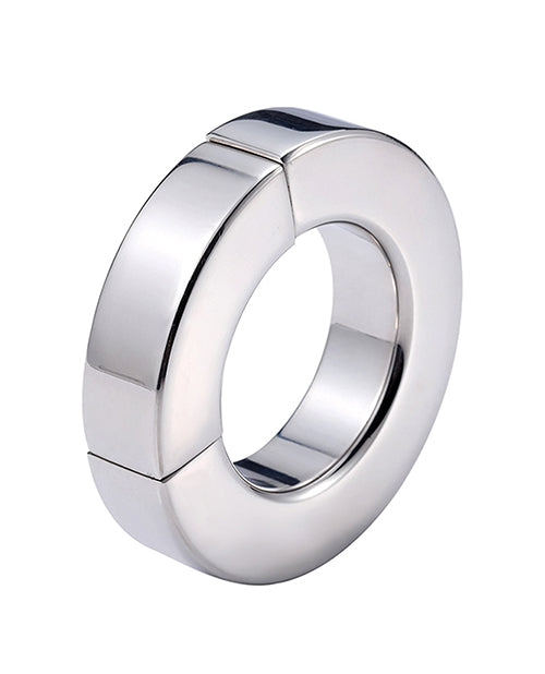 Plesur Beginner 14 mm Magnetic Ball Stretcher made of polished stainless steel, ideal for beginners exploring ball play.