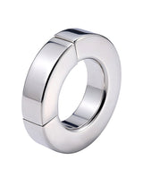 Plesur Beginner 14 mm Magnetic Ball Stretcher made of polished stainless steel, ideal for beginners exploring ball play.