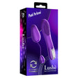 Peak Performa Interchangeable Lushe Egg Massager Purple packaging showcasing versatile pleasure toy with textured sleeve.