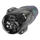 Peak Performa Hypershaker Fantasizer Masturbator Blue showing sleek handheld design and textured sleeve.