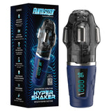 Peak Performa Hypershaker Fantasizer Masturbator Blue with digital control and packaging.