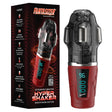 Peak Performa Hypershaker Fantasizer Red device with packaging showcasing features and ergonomic design.