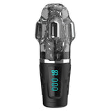 Peak Performa Hypershaker Fantasizer Masturbator Black, sleek design with digital display for intense solo pleasure.