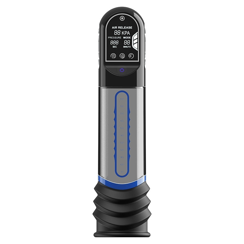 Peak Performa ISP 90 Infrared Red Light Therapy Pump Blue front view displaying digital pressure control.