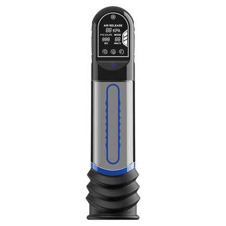 Peak Performa ISP 90 Infrared Red Light Therapy Pump Blue front view displaying digital pressure control.